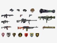 Infantry weapons and chevrons of the Armed Forces of Ukraine - Pre-Order Item #ICM35749