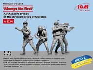  ICM Models  1/35 'Always the first', Air Assault Troops of the Armed Forces of Ukraine (4 figures) (100% new molds) NEW - IV quarter BRAVE UKRAINE ICM35754