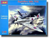 British Spitfire Mk.VII WWII Fighter #ICM48062