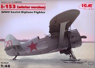WWII Soviet I153 BiPlane w/Skis Fighter (Winter Version) #ICM48096