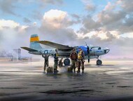 Douglas A-26C-15 Invader with pilots and ground personnel #ICM48288