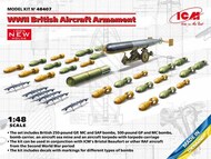 WWII British Aircraft Armament (100% new molds) #ICM48407