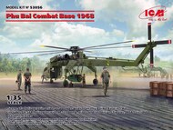 Phu Bai Combat Base 1968. Sikorsky CH-54A Tarhe, 2 sets of figures, M-121 bomb, set of landing mat #ICM53056