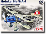  ICM Models  1/72 Heinkel He.51A, German Fighter Bi-plane ICM72193