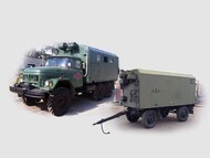  ICM Models  1/72 ZiL-131, Truck with trailer Armed Forces of Ukraine - Pre-Order Item ICM72817