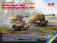  ICM Models  1/35 Mobile brigade 'West' (Schnelle Brigade West), 1943 (Marder I, 10.5cm leFH 16(Sf) auf Geschutzwagen FCM36(f), Laffly V15T ICMDS3517