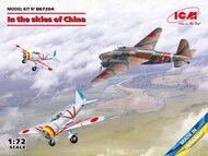 In the skies of China (Ki-21-Ia, two Ki-27) Diorama set - Pre-Order Item #ICMDS7204