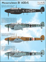  Iliad Design  1/48 Messerschmitt Bf.110 D&E ILD48016