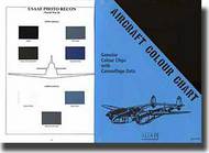  Iliad Design  NoScale USAAF Photo Recon Aircraft Color Chart* ILCC13