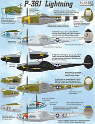  Iliad Design  1/48 Lockheed P-38J Lightnings ILD48043