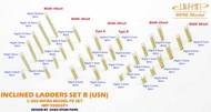 USN WW2 Inclined Ladder Set B #INFIMP35002R1