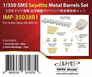  Infini Models  1/350 SMS Seydlitz Metal Gun Barrels Set (HBS kit) INFIMP35038R1