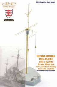  Infini Models  1/350 SMS Syedlitz Brass Mast Set (HBS kit) INFIMS35003