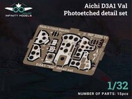 Aichi D3A1 Val Photoetched Detail Set (Infinity kit) #INF3206-1