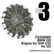  Inside the Armour  1/32 BMW 132 engine for ICM Henschel Hs-132A-1 (1/32) - Pre-Order Item ITA332005