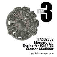  Inside the Armour  1/32 Mercury VIII engine for ICM Gloster Gladiator (1/32) - Pre-Order Item ITA332008