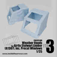 Alvis FV622 STALWART pair of 3D printed weather hoods #ITA335108