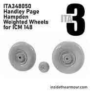 Handley-Page Hampden B Mk.I weighted wheels ITA348050