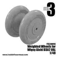 Weighted Main Wheels for Wingsy Aichi D3A2 'Val' IJN Type 99 #ITA348056