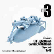 IJN Light Bomb racks With attached bombs (x4) suitable for all D3A1, D3A2 Vals and A6m Zero Kits Aichi D3A2 'Val' IJN Type 99 #ITA348063