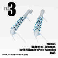 'Hedgehog' Exhaust for the ICM Handley Page Hampden #ITA348065