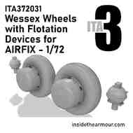  Inside the Armour  1/72 Westland Wessex HC.2 wheels with flotation devices - Pre-Order Item ITA372031