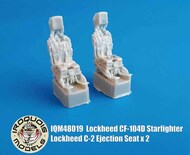  Iroquois Models  1/48 Lockheed CF-104D Starfighter Lockheed C-2 Ejection Seat (x2)  Universally Apllicable IQM48019