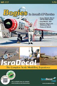  IsraDecal Studio  1/72 Bogies in IAF ServiceDecals IAF117