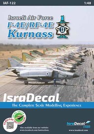  IsraDecal Studio  1/48 McDonnell F-4E/RF-4E Phantom 'Kurnass' Israeli Air Force IAF122