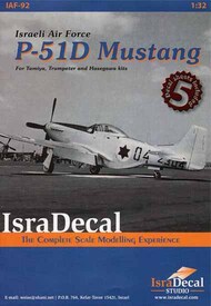  IsraDecal Studio  1/32 IAF North-American P-51D Mustang IAF92