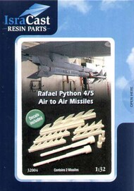  IsraDecal Studio  1/32 Rafael Python 4/5 Air to air Missiles IC-32004