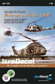  IsraDecal Studio  1/48 Israeli Air Force Helicopters 1955-1980 ISD0109
