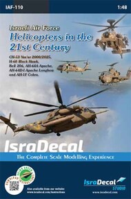  IsraDecal Studio  1/48 Israeli Air Force Helicopters in the 21st Century ISD0110