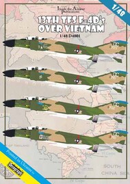  ITA Decals  1/48 '13th TFS McDonnell F-4D Phantom's Over Vietnam' ITAD4801