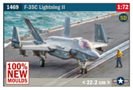  Italeri  1/72 F35C Lightning II Fighter (New Tool) - Pre-Order Item ITA1469