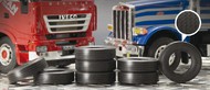  Italeri  1/24 Rubber Truck Tires (8) (Re-Issue) ITA3889