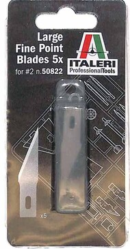  Italeri  NoScale Tools - Large Fine Point Blades (5pcs) ITA50825