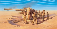  Italeri  1/72 8.8cm Flak 37 Gun W/crew 1 ITA7512