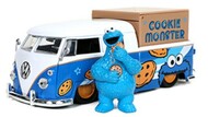  Jada Models  1/24 1963 VW Bus Truck w/Cookie Monster Figure JAD31751