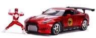 Power Rangers 2009 Nissan GT-R w/Red Ranger Figure #JAD31908