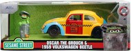  Jada Models  1/24 Sesame Street 1959 VW Drag Beetle w/Oscar Figure JAD32801