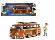  Jada Models  1/24 Toy Story 1962 VW Bus w/Woody Figure JAD33176