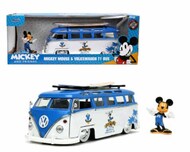  Jada Models  1/24 1962 VW Bus w/Mickey Mouse Figure JAD33179