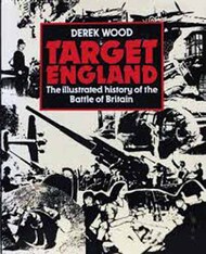  Janes Books  Books Collection - Target England: The Illustated History of the Battle of Britain USED, BENT COVER JAB0496
