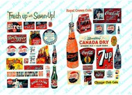  JL Innovative Design  HO 1930-50's Vintage Soft Drink Posters/Signs Series II (44) JLI297