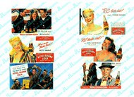 1940-50's Stars of the Past RC Cola Billboard Signs (6) #JLI328
