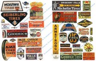 1930-50's Vintage Gas Station Tire Signs (40) #JLI363