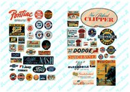  JL Innovative Design  HO 1940-50's Vintage Automotive Posters/Signs (57) JLI404