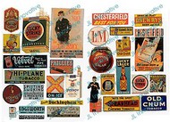  JL Innovative Design  HO 1930's-1950's Vintage Tobbacco/Cigar/Beer Signs (30) JLI427