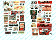  JL Innovative Design  HO 1930-50's Vintage Sinclair Gas Station Posters/Signs (71) JLI486